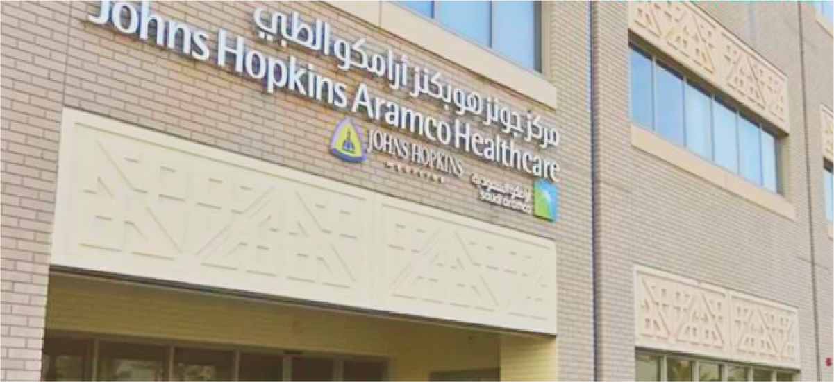 Global contract with Aramco Jhons Hopkins hospital